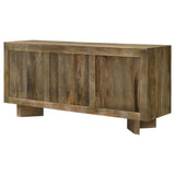 Tyler 3-door Solid Wood Sideboard Buffet Cabinet Mango Brown | King | Brown | Mango Brown | 130515