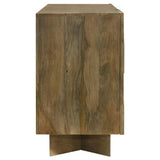 Tyler 3-door Solid Wood Sideboard Buffet Cabinet Mango Brown | King | Brown | Mango Brown | 130515
