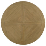 Florence Round 60-inch Wood Dining Table Rustic Honey | King | Brown | Rustic Honey | 180200