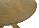 Florence Round 60-inch Wood Dining Table Rustic Honey | King | Brown | Rustic Honey | 180200