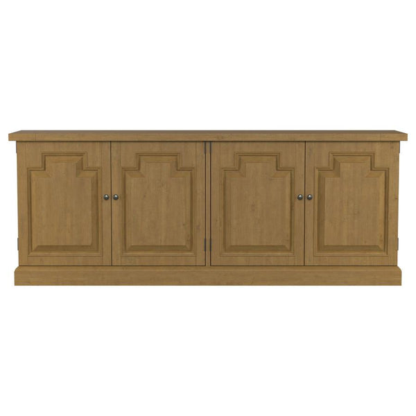 Florence 4-door Dining Sideboard Buffet Cabinet Rustic Honey