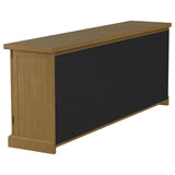 Florence 4-door Dining Sideboard Buffet Cabinet Rustic Honey | Full | Brown | Rustic Honey | 180205