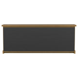 Florence 4-door Dining Sideboard Buffet Cabinet Rustic Honey | Full | Brown | Rustic Honey | 180205