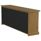 Florence 4-door Dining Sideboard Buffet Cabinet Rustic Honey | Full | Brown | Rustic Honey | 180205