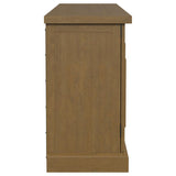 Florence 4-door Dining Sideboard Buffet Cabinet Rustic Honey | Full | Brown | Rustic Honey | 180205