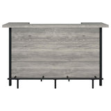 Bellemore Freestanding Home Bar Wine Cabinet Grey Driftwood | Grey | Grey Driftwood | 182105