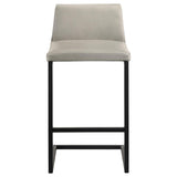 Vardon Genuine Leather Bar Stool Tan (Set of 2) | Beige | Tan | 182226TAN