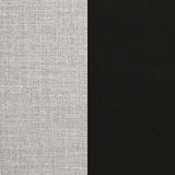 Levine Fabric Upholstered Swivel Bar Chair Cream (Set of 2) | Ivory | Shell / Matte Black | 182475CRM