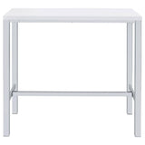 Natividad 5-piece Pub Height Bar Table Set White High Gloss | White | White High Gloss | 182525