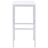 Natividad 5-piece Pub Height Bar Table Set White High Gloss | White | White High Gloss | 182525