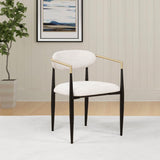 Bradbury Fabric Upholstered Dining Arm Chair Beige (Set of 2) | Beige | 182692