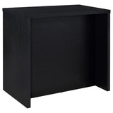 Topanga Engineered Wood Freestanding Home Bar Black | Black | 182784