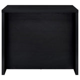 Topanga Engineered Wood Freestanding Home Bar Black | Black | 182784