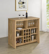 Topanga Engineered Wood Freestanding Home Bar Mango | Brown | Mango | 182785