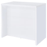 Topanga Engineered Wood Freestanding Home Bar White | White | 182786