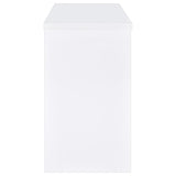Topanga Engineered Wood Freestanding Home Bar White