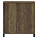Arlington Sliding Door Home Bar Wine Cabinet Rustic Oak | Brown | Rustic Oak | 182852