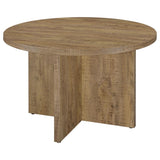 Jamestown Round 47-inch Composite Wood Dining Table Mango | Brown | Mango | 183021