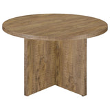 Jamestown Round 47-inch Composite Wood Dining Table Mango | Brown | Mango | 183021