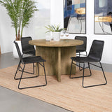 Jamestown Round 47-inch Composite Wood Dining Table Mango | Brown | Mango | 183021