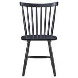 Hollyoak Windsor Wood Dining Side Chair Black (Set of 2) | Black | 183042
