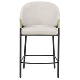 Chadwick Fabric Upholstered Counter Height Chair Beige (Set of 2) | Beige | 183436N