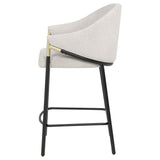 Chadwick Fabric Upholstered Counter Height Chair Beige (Set of 2) | Beige | 183436N