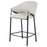 Chadwick Fabric Upholstered Counter Chair Beige (Set of 2) | Beige | 183436