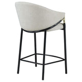 Chadwick Fabric Upholstered Counter Chair Beige (Set of 2) | Beige | 183436