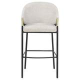 Chadwick Fabric Upholstered Bar Chair Beige (Set of 2) | Beige | 183437N