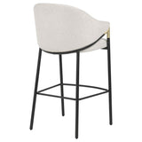 Chadwick Fabric Upholstered Bar Chair Beige (Set of 2) | Beige | 183437N