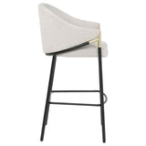 Chadwick Fabric Upholstered Bar Chair Beige (Set of 2) | Beige | 183437N