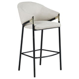 Chadwick Fabric Upholstered Bar Chair Beige (Set of 2) | Beige | 183437