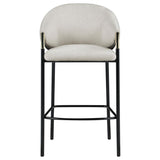 Chadwick Fabric Upholstered Bar Chair Beige (Set of 2) | Beige | 183437
