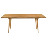 Fabra 79-inch Rectangular Wood Dining Table Honey | Brown | Honey | 190181