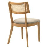 Fabra Cane Back Side Chair Honey Wheat (Set of 2) | Brown | Honey / Wheat | 190182