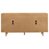 Fabra 4-door Dining Sideboard Storage Console Honey | Brown | Honey | 190185