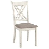Fortress 7-piece Rectangular Dining Set Vintage Vanilla | Full | Ivory | Vintage Vanilla | 190721