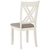 Fortress 7-piece Rectangular Dining Set Vintage Vanilla | Full | Ivory | Vintage Vanilla | 190721