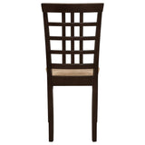 Kelso 3-piece Drop Leaf Dining Table Set Cappuccino and Tan