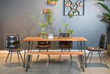 Sherman 71-inch Live Edge Dining Table Natural Acacia | Full | Brown | Natural Acacia | 190911