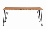 Sherman 71-inch Live Edge Dining Table Natural Acacia | Full | Brown | Natural Acacia | 190911
