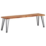 Sherman Wood Dining Bench Natural Acacia | Brown | Natural Acacia | 190913