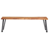 Sherman Wood Dining Bench Natural Acacia | Brown | Natural Acacia | 190913