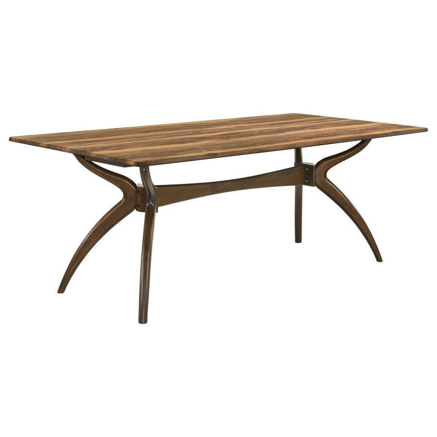 Randolph 79-inch Smart Top Rectangular Dining Table Sheesham and Brown | Brown | Sheesham / Red Brown | 192520