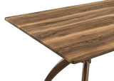 Randolph 79-inch Smart Top Rectangular Dining Table Sheesham and Brown | Brown | Sheesham / Red Brown | 192520