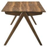 Randolph 82-inch Smart Top Rectangular Dining Table Sheesham and Brown | Brown | Sheesham / Red Brown | 192521