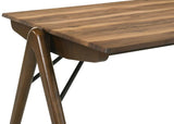 Randolph 82-inch Smart Top Rectangular Dining Table Sheesham and Brown | Brown | Sheesham / Red Brown | 192521
