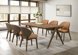 Randolph 82-inch Smart Top Rectangular Dining Table Sheesham and Brown | Brown | Sheesham / Red Brown | 192521