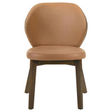 Randolph Dining Side Chair Butterscotch and Brown (Set of 2) | Brown | Butterscotch / Red Brown | 192522